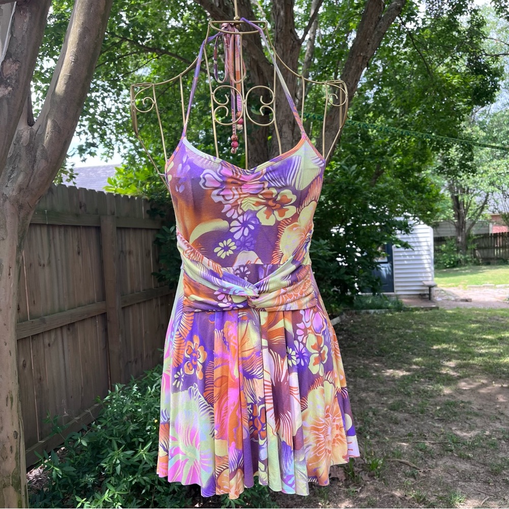 FREE PEOPLE Mini Dress Women’s Size Small Halter Top Style, NWT
